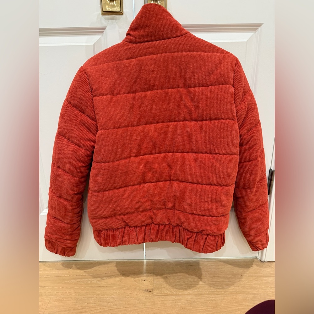 Papermoon Vibrant Red Puffer Jacket Small - Picture 8 of 9